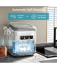 Cowsar Countertop Ice Maker, 26-Lb./Day, Self-Cleaning
