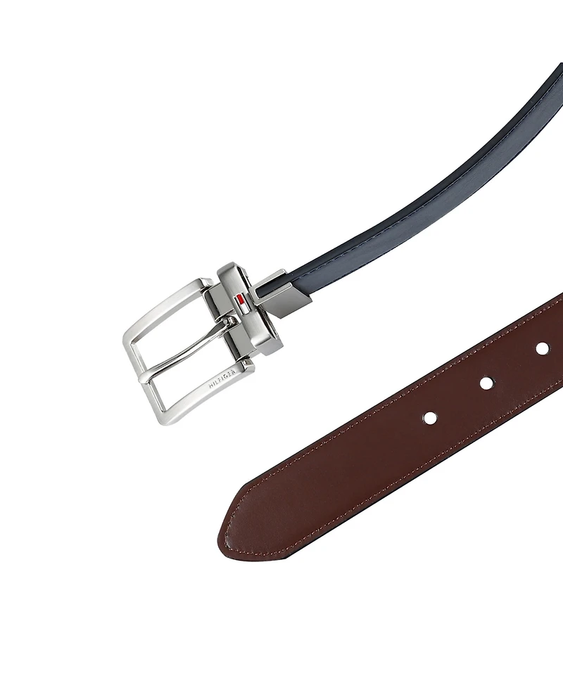 Tommy Hilfiger Men's Two-In-One Reversible Dress Belt