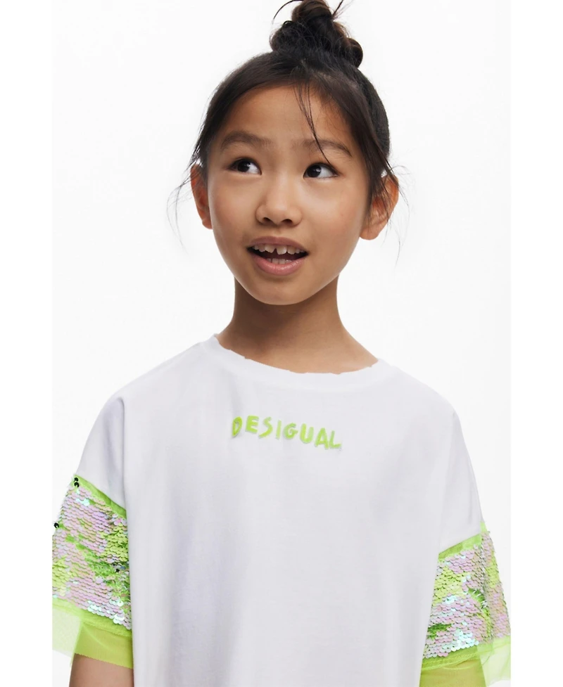 Desigual Girls Girls's Short-sleeve sequin T-shirt