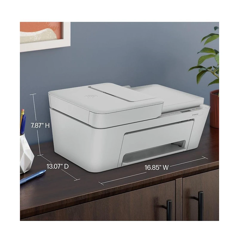 Hp All-In-One Inkjet Printer with Wireless Printing 35-Page Adf & $25 Instant Ink