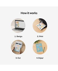 Cricut Joy Xtra Cutting Machine with Printable Sticker Paper Bundle