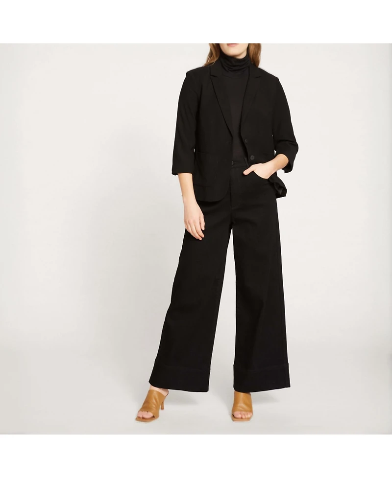 Universal Standard Plus Meg Double Luxe Short Blazer