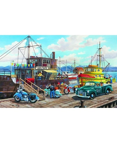 SunsOut Homer Spit Harbor 300 piece Jigsaw Puzzle for Adults