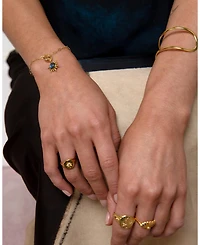 Ottoman Hands Labradorite Sun Charm