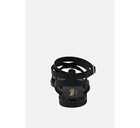 Corriane Womens Studs Embellishment Strappy Sandals