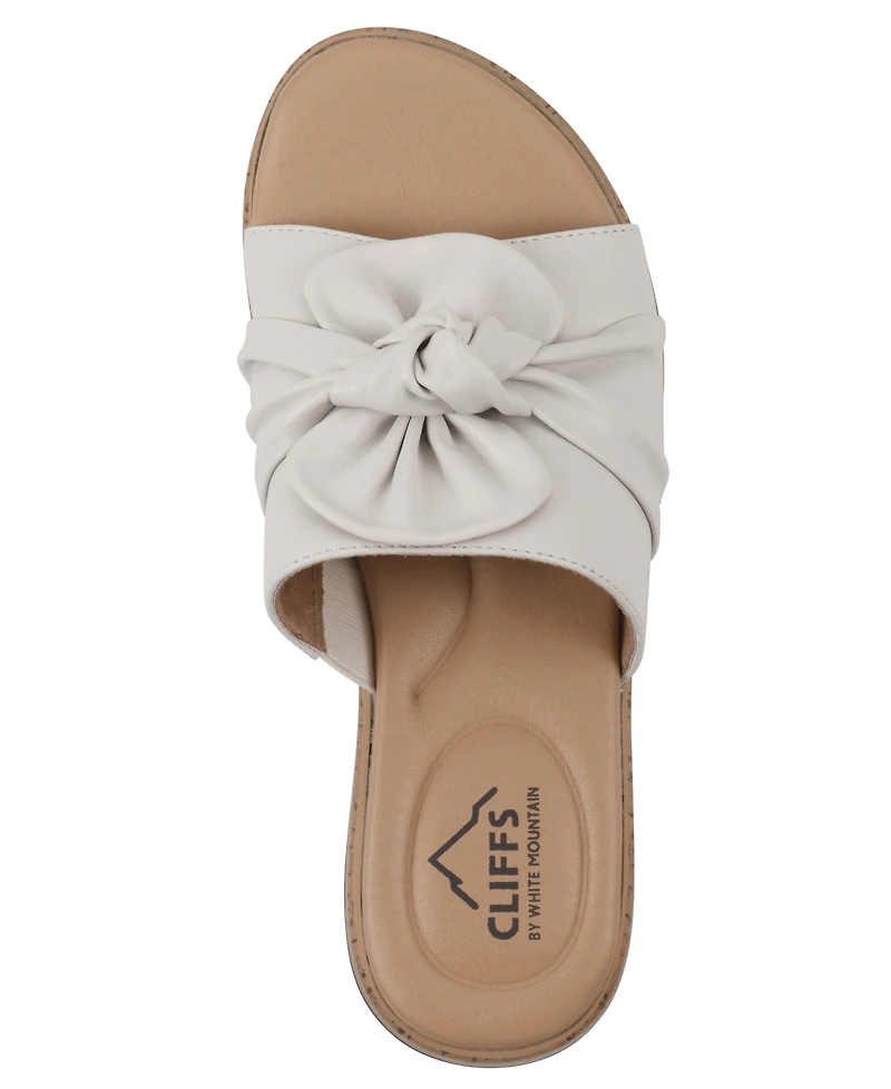 Cliffs by White Mountain Women's Bonelle Slide Sandals