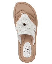 Cliffs by White Mountain Women's Cashlyn Flower Sandals