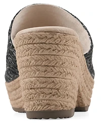 Cliffs by White Mountain Women's Biancia Wedge Slip-On Sandals