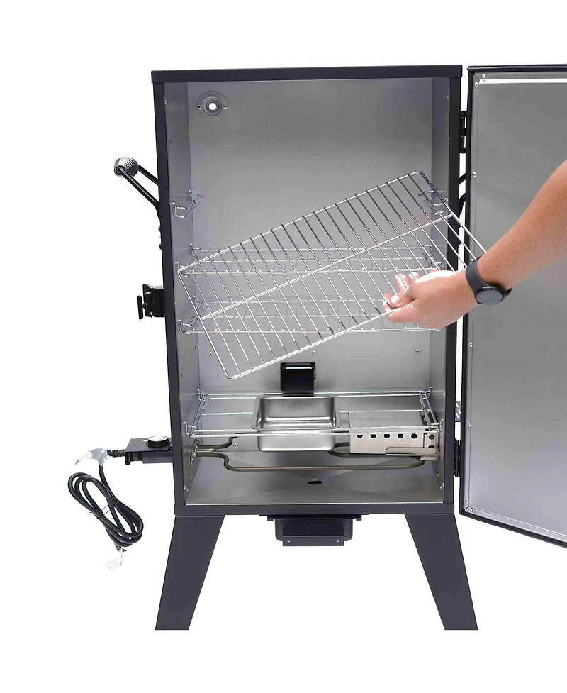 Grill Boss 1500 Watt Electric Vertical Smoker with 531 Sq In Cooking Area, Black