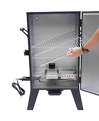 Grill Boss 1500 Watt Electric Vertical Smoker with 531 Sq In Cooking Area, Black