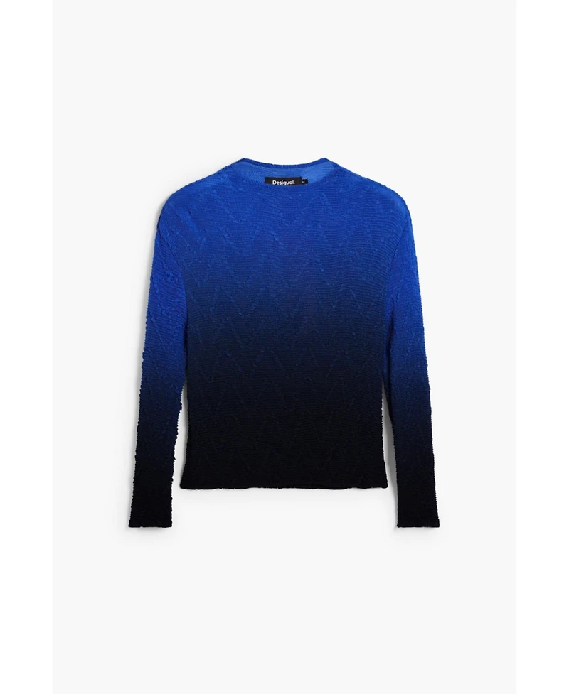 Desigual Women's Gradient texture blouse