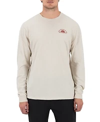 Hurley Men's Sunshine Slub Crewneck Long-Sleeve T-Shirt