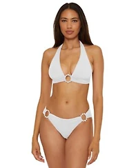 Becca Womens Marble Canyon Ring Halter Top Ring Hipster Bottoms