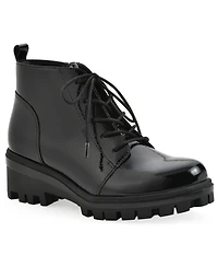 White Mountain Women's Tariq Lug Sole Lace-up Booties