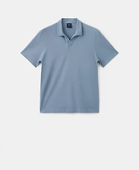 Mango Men's Cotton Pique Polo Shirt