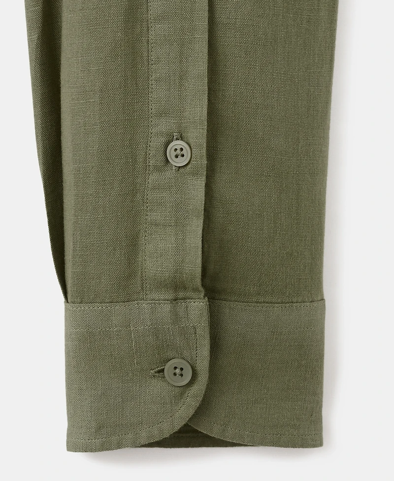 Mango Men's Pocket Linen Shirt