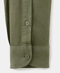 Mango Men's Pocket Linen Shirt