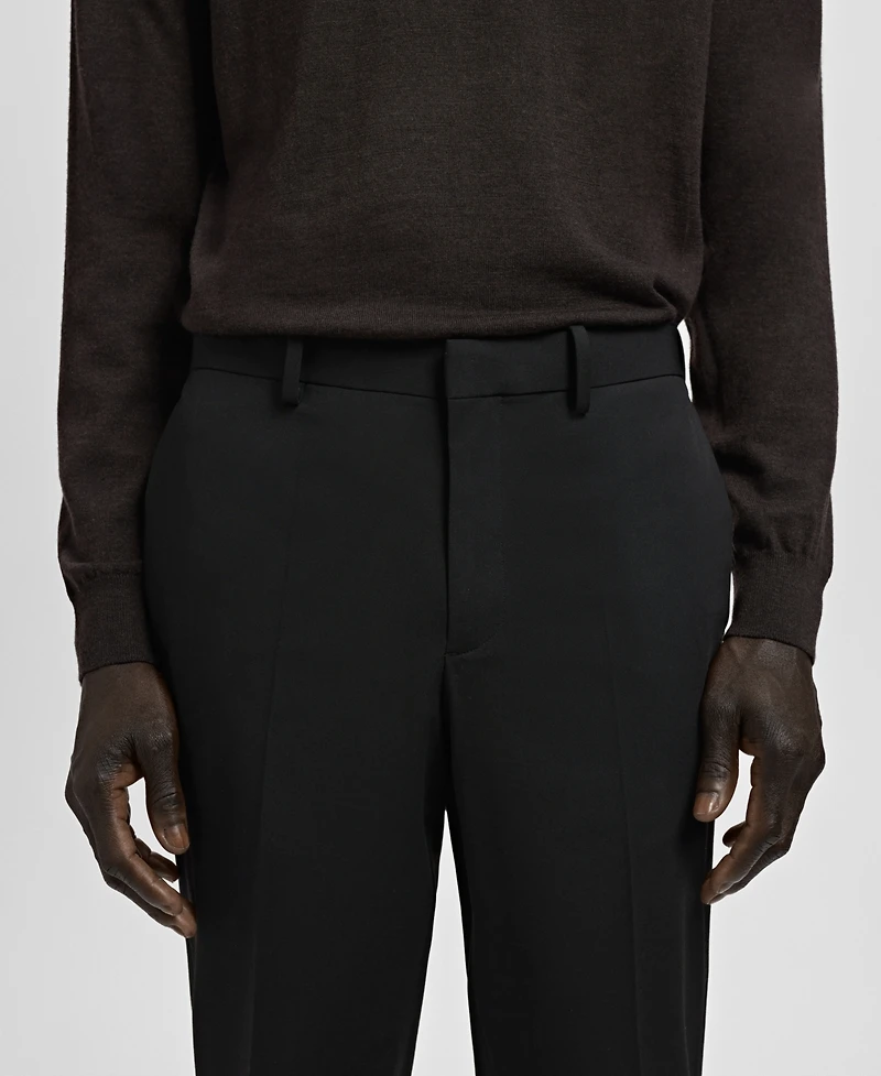 Mango Men's Stretch Fabric Super Slim-Fit Suit Pants