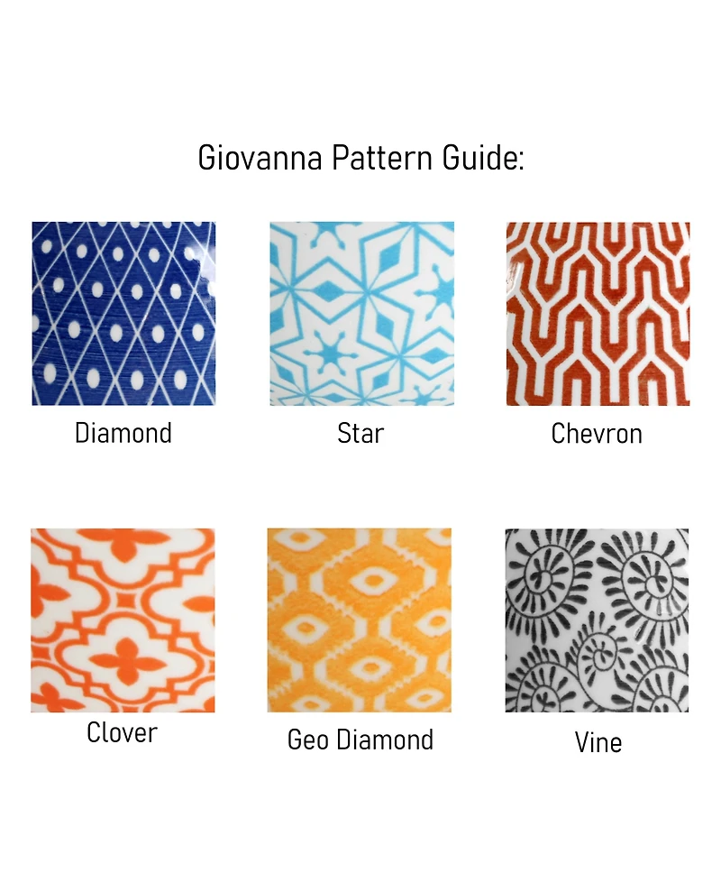 Elama Giovanna 16-Pc. Dinnerware Set, Service For 4