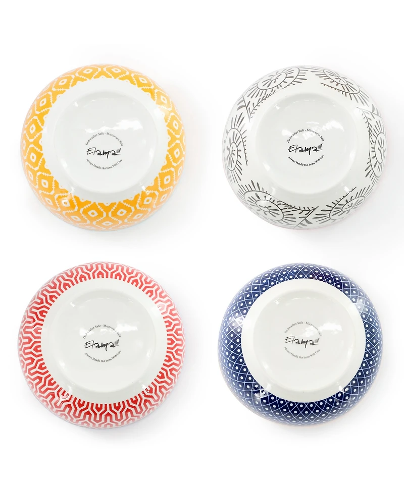 Elama Giovanna 16-Pc. Dinnerware Set, Service For 4