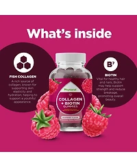 Ph Collagen + Biotin Gummies, Raspberry, 90ct