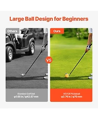 Mecale Backyard Golf Game, 6-Hole Chipping Practice Set for Family, Adults & Kids, Portable Outdoor Golf Game for Lawn, Yard or Beach