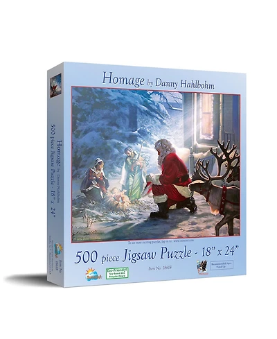 SunsOut Homage 500 piece Jigsaw Puzzle for Adults Christmas