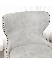 Streamdale Furniture Elegant Mid-Century Barstools with Button Tufted Backs