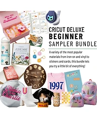 Cricut Deluxe All-in-One Materials & Accessories Bundle for Cricut Explore Air & Maker