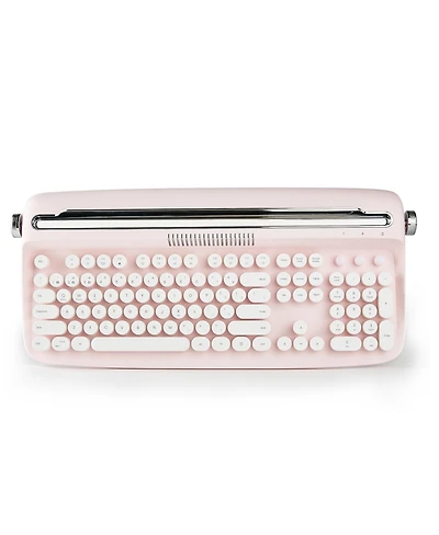New Actto B503 Wireless Keyboard Retro Bluetooth Aesthetic Typewriter Style Keyboard with Integrated Stand