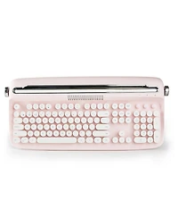 New Actto B503 Wireless Keyboard Retro Bluetooth Aesthetic Typewriter Style Keyboard with Integrated Stand