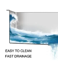 flynama 33x22x10inch Gunmetal Black Double Bowl Kitchen Sink Drop In Stainless Steel 16 Gauge 60 and 40