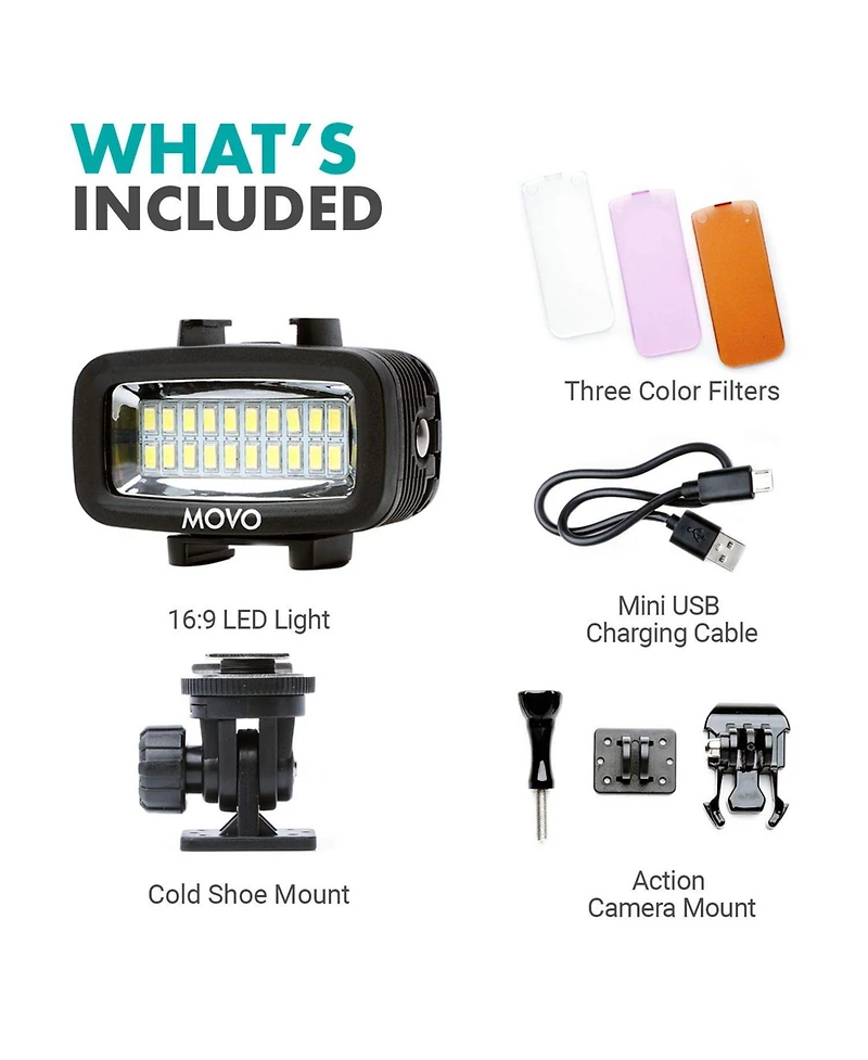 Movo Led-wp Underwater High-Power Led Video Light