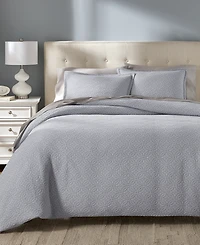 Charter Club Lattice Medallion Gray 2-Pc. Comforter Set, Twin