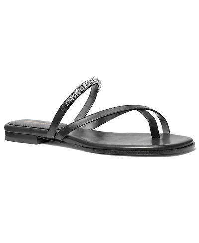 Michael Kors Women Dina Slip-On Flat Sandals