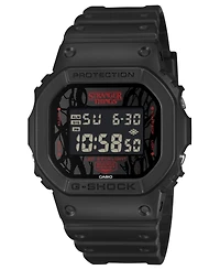 G-Shock Men's Japanese Quartz Black Resin Stranger Things Limited Edition Watch 42.8mm
