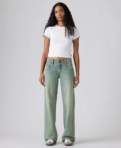 Levi's Women's Super-Low Double-Button Relaxed-Fit Denim Jean