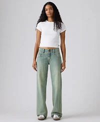Levi's Women's Super-Low Double-Button Relaxed-Fit Denim Jean