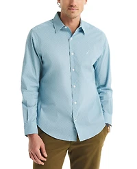Nautica Men's Printed Regular-Fit Dress Shirt