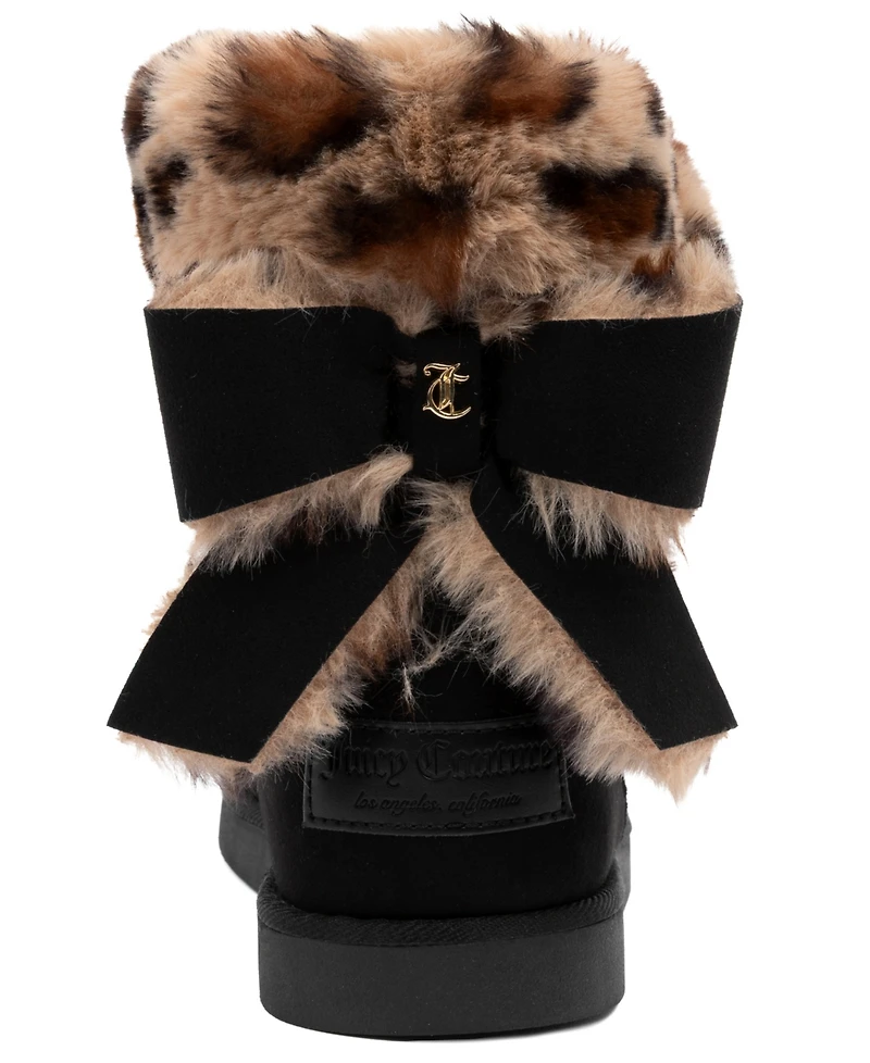 Juicy Couture Women's Kenia Cozy Bow Detail Booties