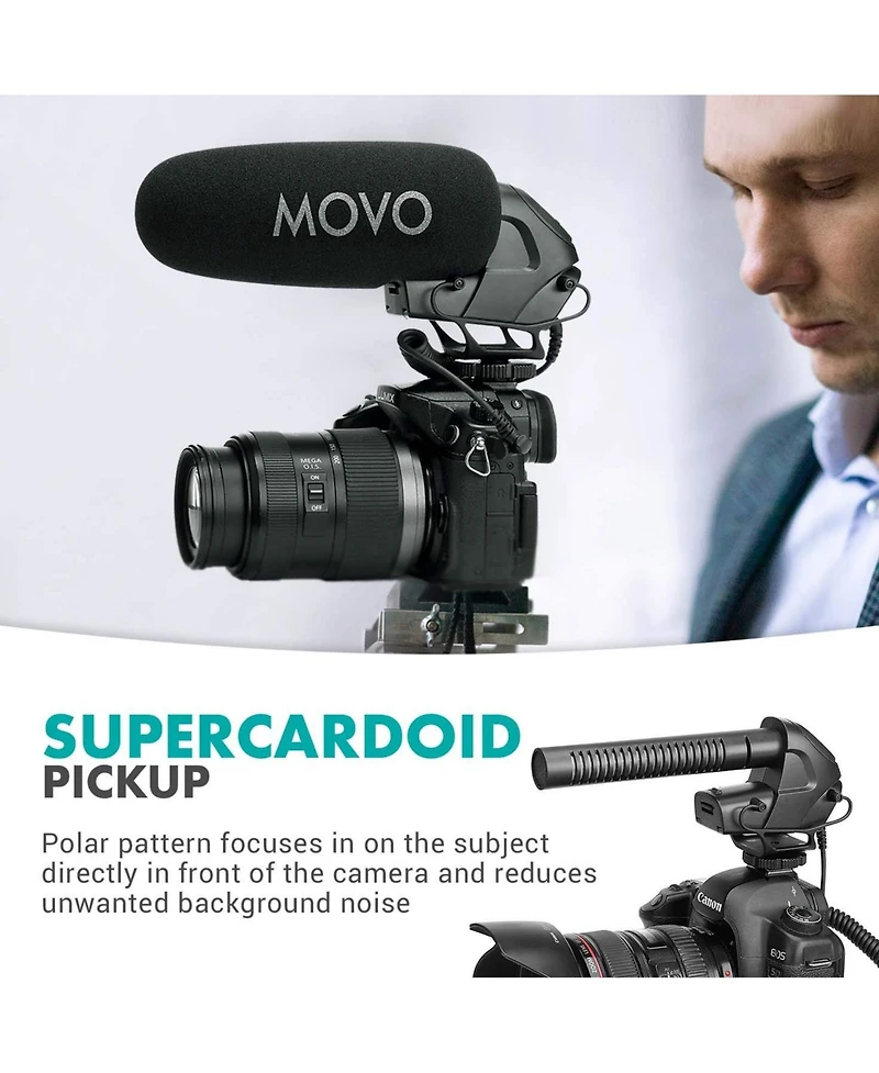Movo VXR3031 Shotgun Microphone