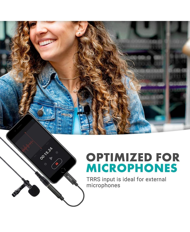 Movo Ima-1 Microphone Adapter Cable - 3.5mm Trrs to Lightning Connector