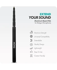 Movo Cmp-17 Professional 9.8' Aluminum Boom Pole for Shotgun Microphones