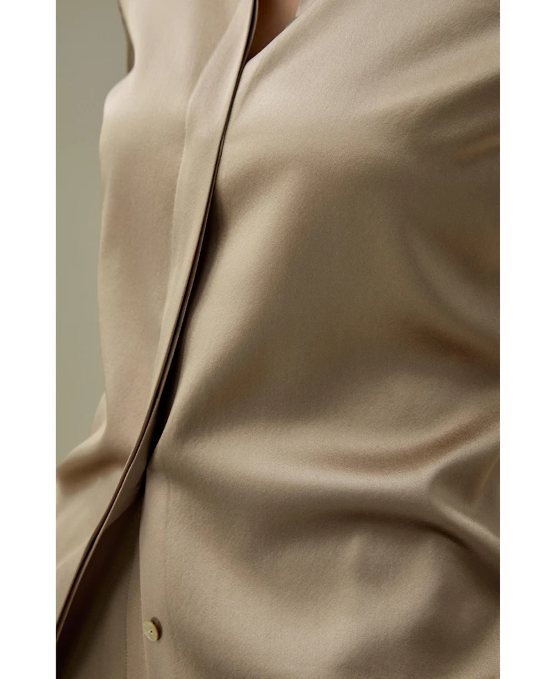 Lilysilk Women's Elegant Silhouette Silk Shirt