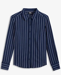 I.n.c. International Concepts Petite Striped Shirt, Macy's Exclusive