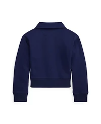 Polo Ralph Lauren Girls' 2T-6X Double-Knit Collared Sweater