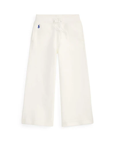 Polo Ralph Lauren Girls' 2T-6X Wide-Leg Double-Knit Sweatpants