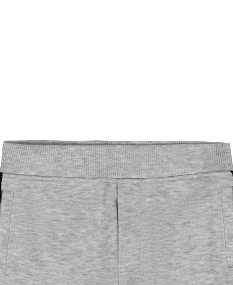 Tommy Hilfiger Boys' 2T-7 Striped Detail Hoodie and Shorts, 2-Piece Set