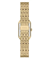 Fossil Women's Raquel Three-Hand Gold-Tone Stainless Steel Watch, 18mm