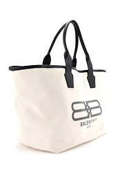 Pre-Owned Balenciaga Large Cities Jumbo Tote Printed Canvas